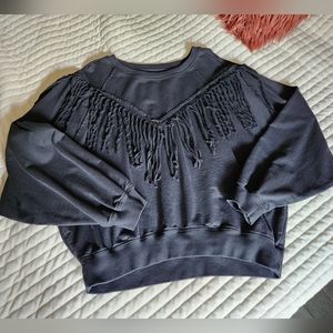 Chelsea Deboer by Lily & Lottie Fringe Sweatshirt